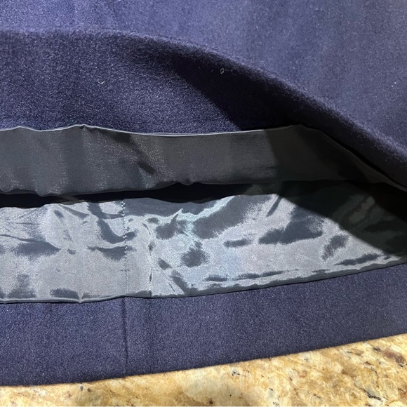 J Crew Navy Wool Mini Skirt 2 - Picture 5 of 7